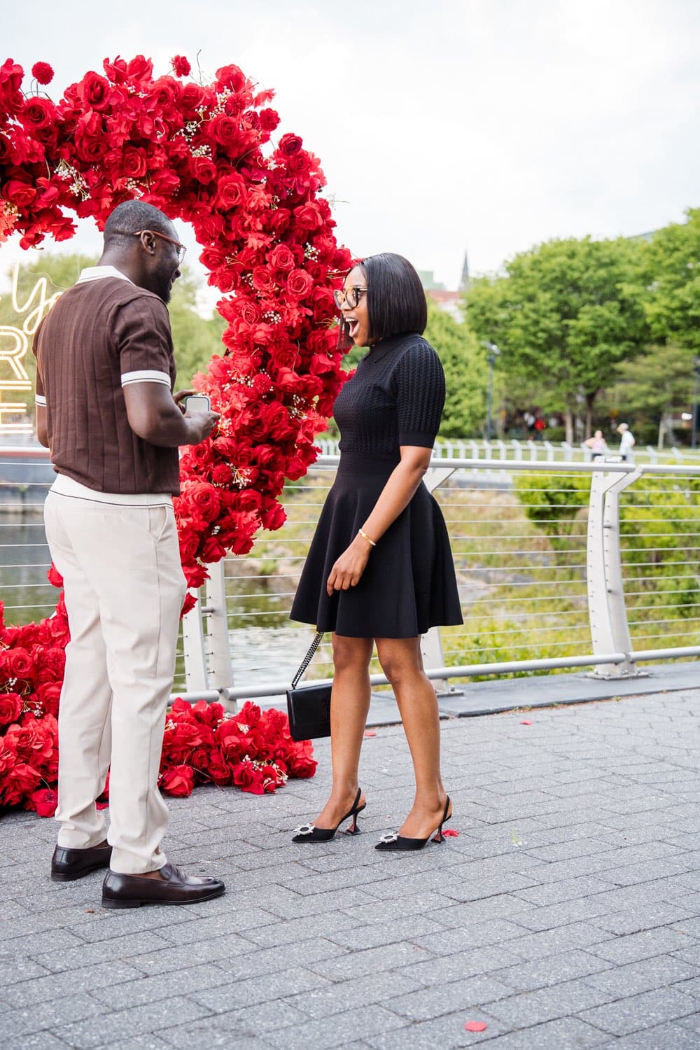 Patience and Milton engagement photo