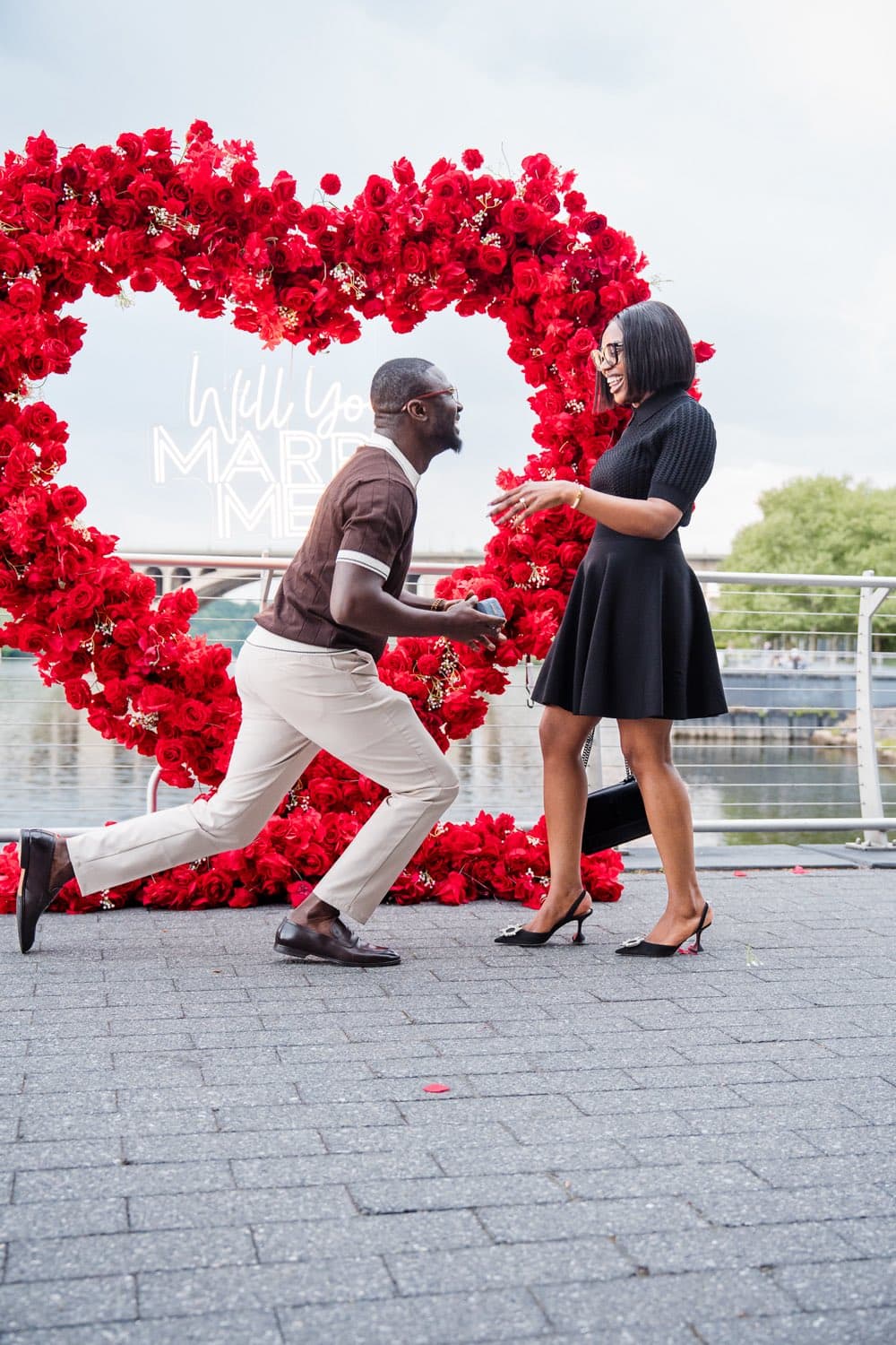Patience and Milton engagement photo