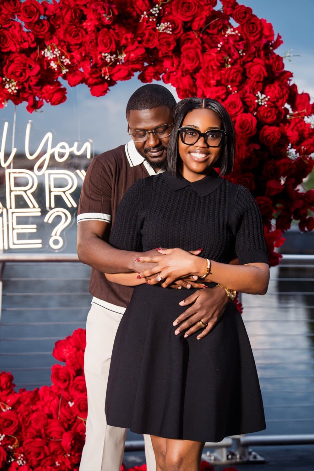 Patience and Milton engagement photo