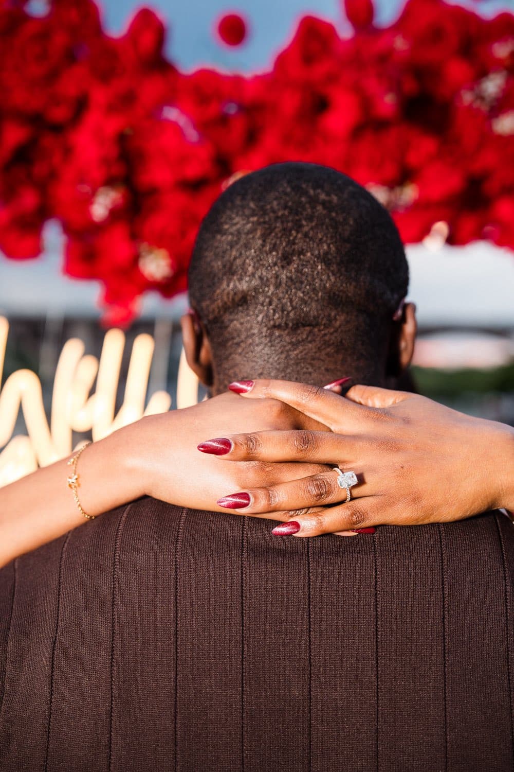Patience and Milton engagement photo