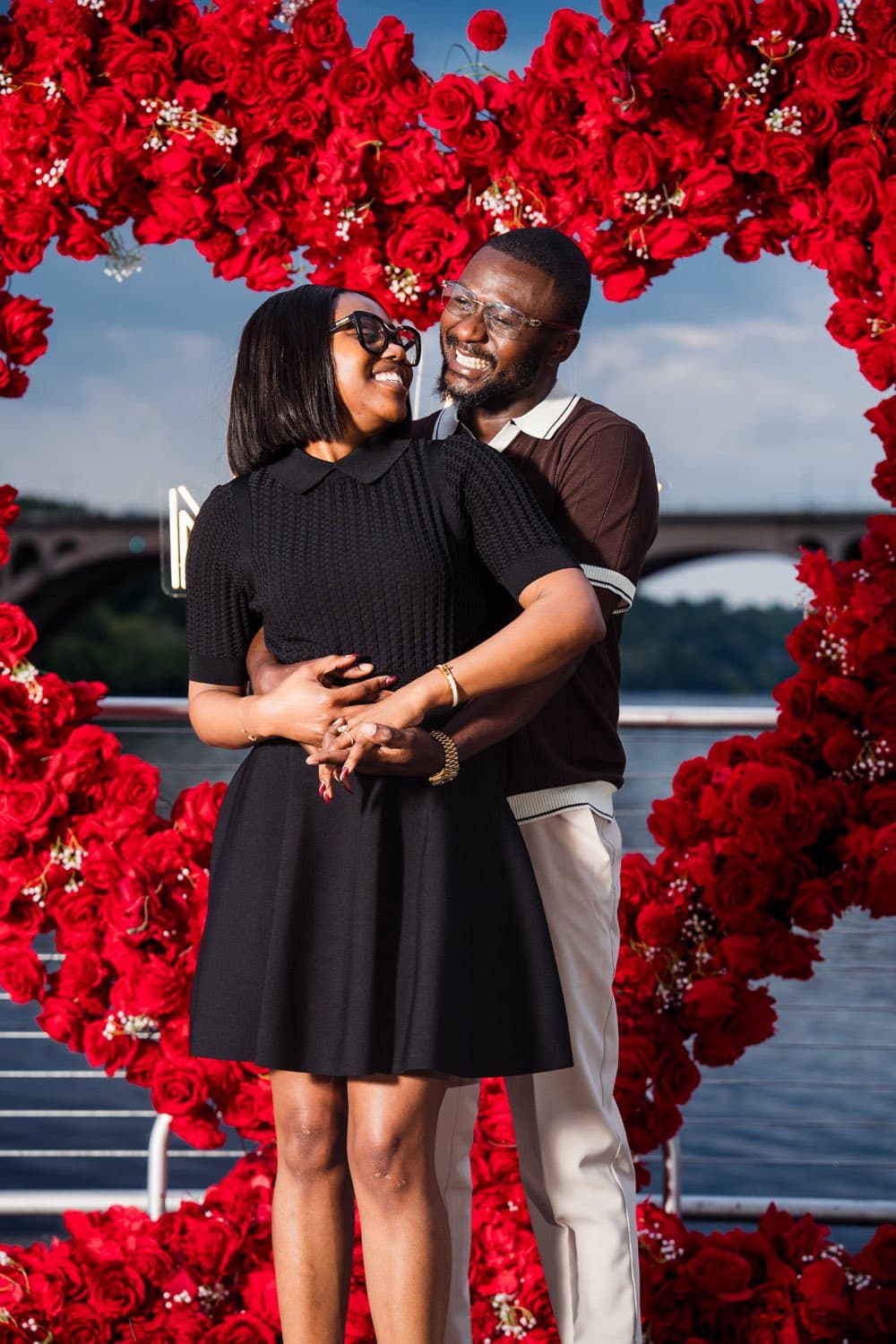 Patience and Milton engagement photo